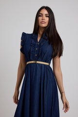 Abito in denim blu FEDERICA BI