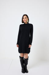 Abito nero in maglia FEDERICA BI