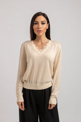 Maglia tricot lana e seta FEDERICA BI