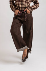 Denim jeans cioccolato FEDERICA BI