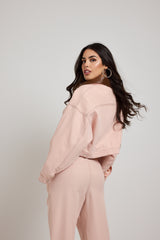 Giacca crop rosa FEDERICA BI