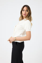 Cardigan collo gioiello FEDERICA BI ( vari colori )