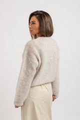 Cardigan in mohair FEDERICA BI