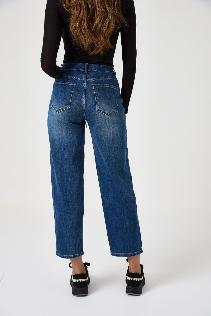 Denim blu elasticizzato charms FEDERICA BI