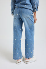 Denim fiorellini FEDERICA BI