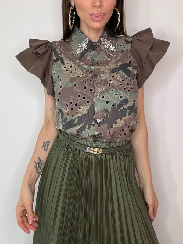 Camicia camouflage FEDERICA BI