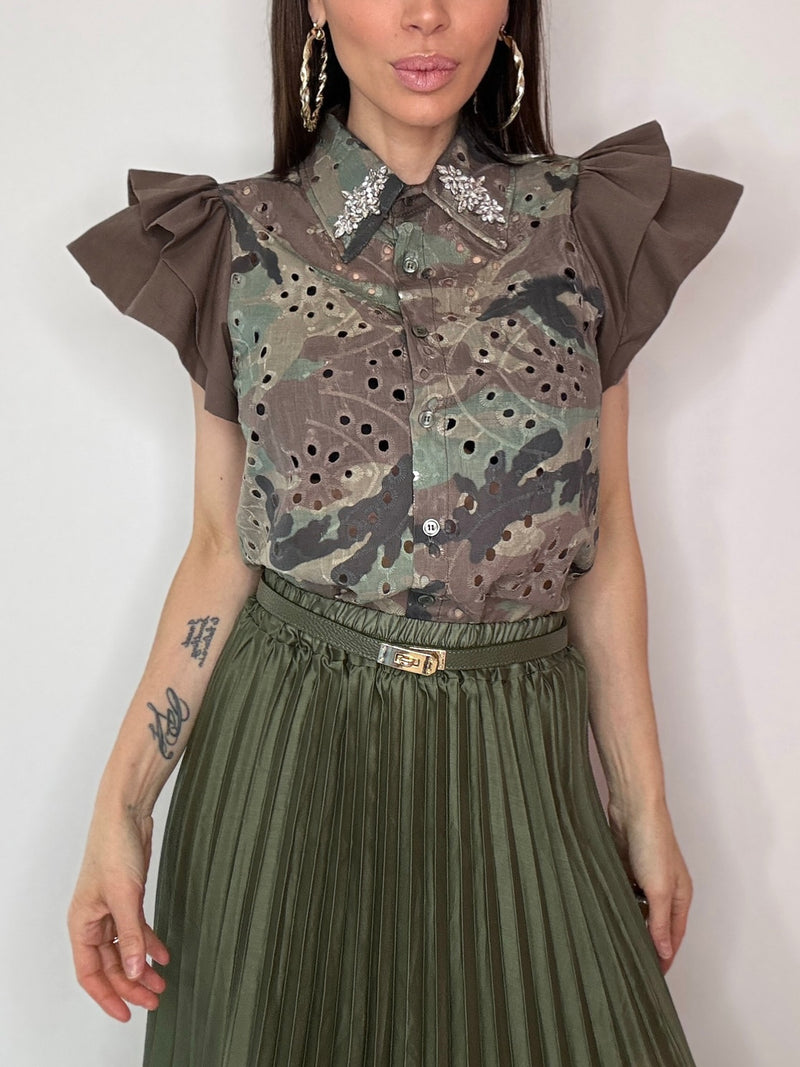 Camicia camouflage FEDERICA BI