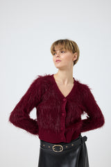 Cardigan in ciniglia FEDERICA BI ( due colori )