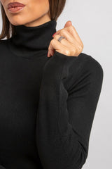 Maglia nera in lana FEDERICA BI