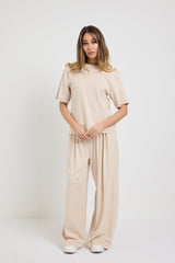 SET tuta leggera beige FEDERICA BI