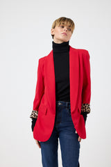 Blazer rosso FEDERICA BI