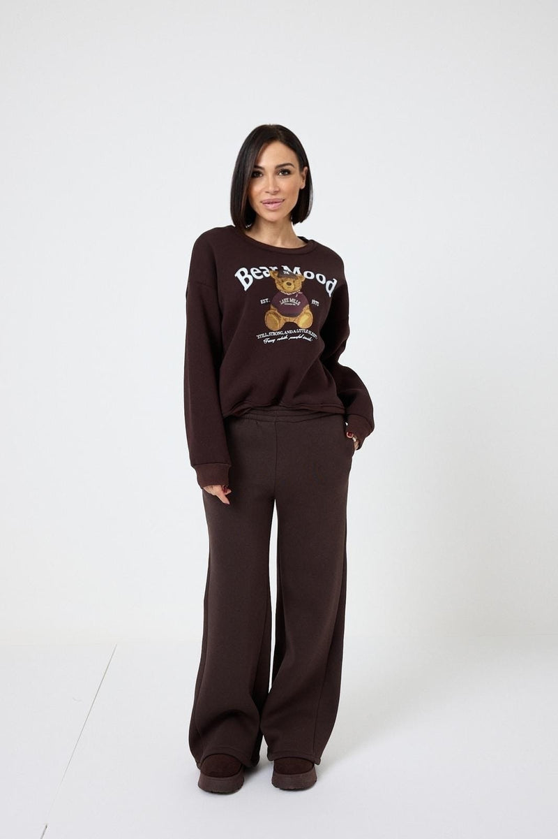 Tuta felpata FEDERICA BI ( due colori )