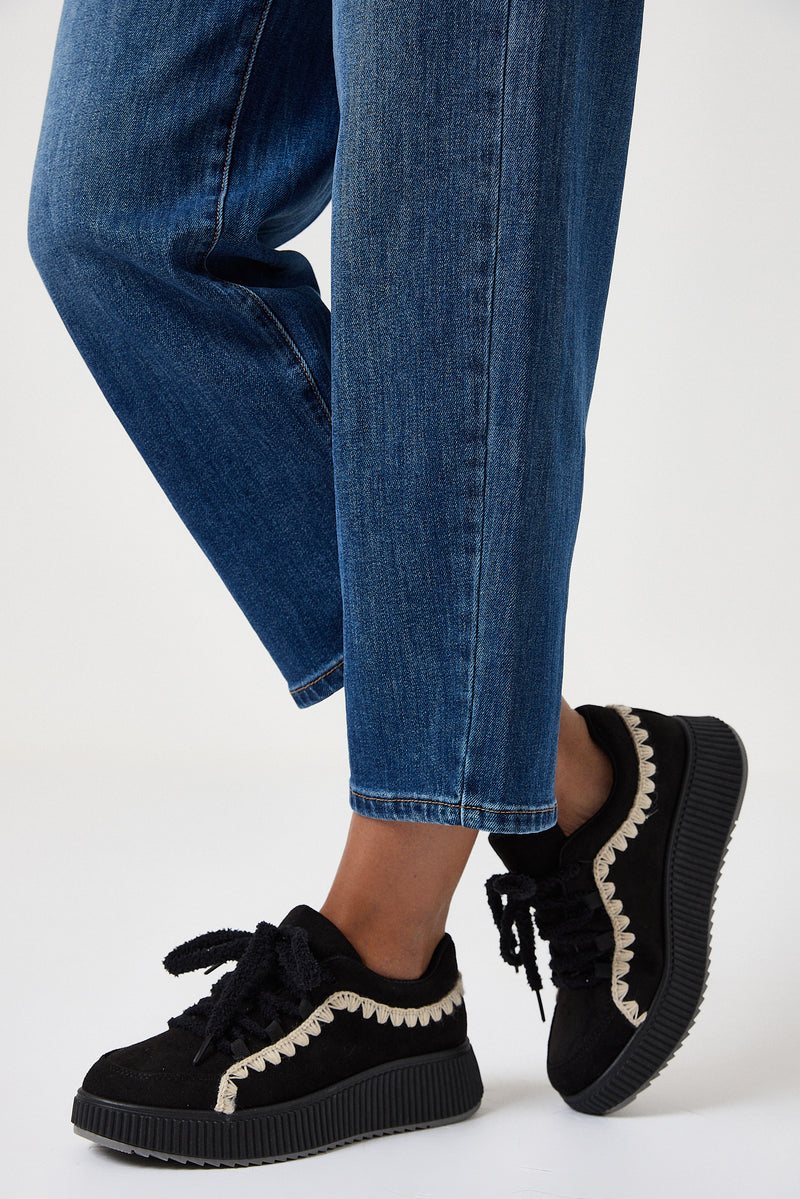 Sneaker nera FEDERICA BI