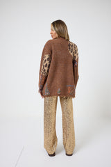 Pantalone in paillettes oro FEDERICA BI