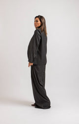 Tailleur gessato grigio FEDERICA BI
