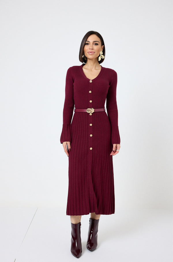 Abito con cintura FEDERICA BI ( vari colori )