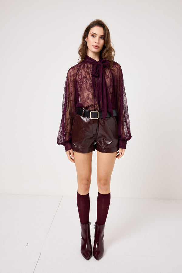 Pantalone corto con cintura FEDERICA BI ( due colori )