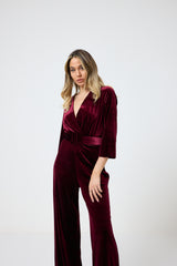 Tuta in velluto FEDERICA BI ( più colori )