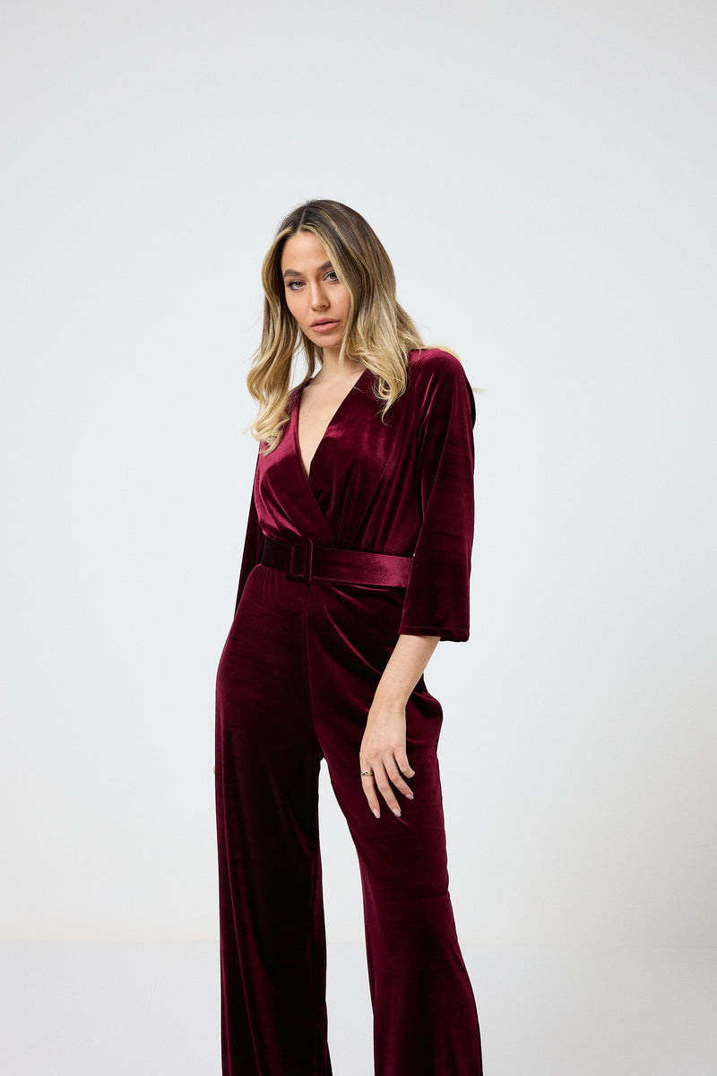 Tuta in velluto FEDERICA BI ( più colori )