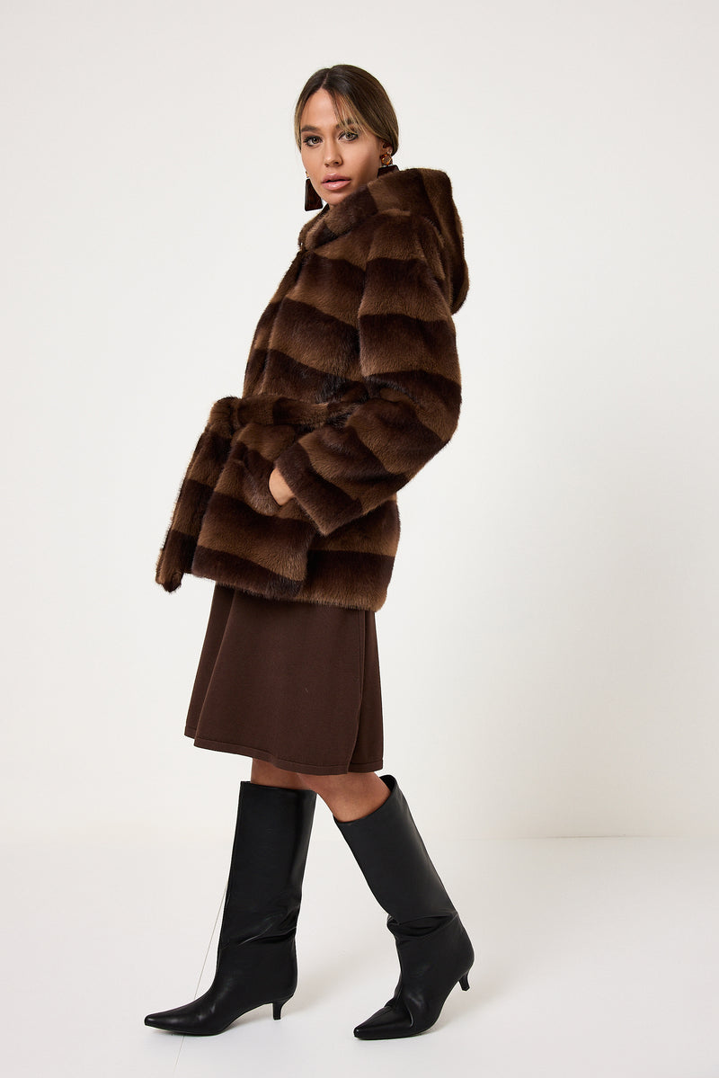 Ecovisone marrone FEDERICA BI