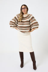 Gonna tubino in velluto FEDERICA BI