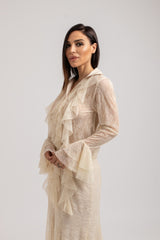 Camicia in pizzo crema FEDERICA BI