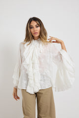 Camicia bianca sangallo FEDERICA BI
