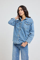 Denim fiorellini FEDERICA BI