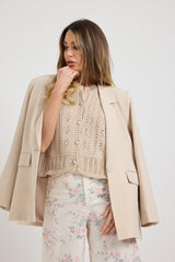 Blazer beige light FEDERICA BI