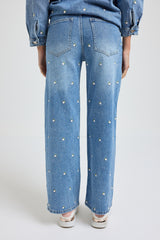 Denim fiorellini FEDERICA BI