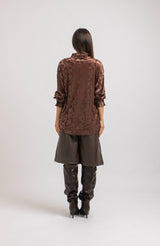 Camicia stampa velluto FEDERICA BI
