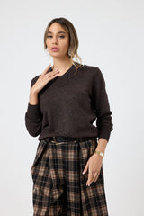 Maglia cut out lurex FEDERICA BI ( più colori )