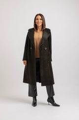 Cappotto nero FEDERICA BI