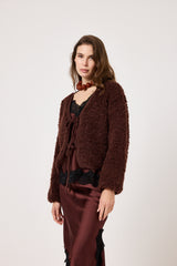 Cardigan glacé ricciolino FEDERICA BI
