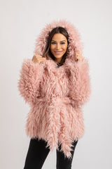 Ecopelliccia rosa FEDERICA BI