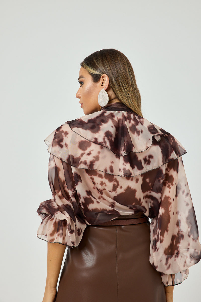 Camicia in chiffon FEDERICA BI