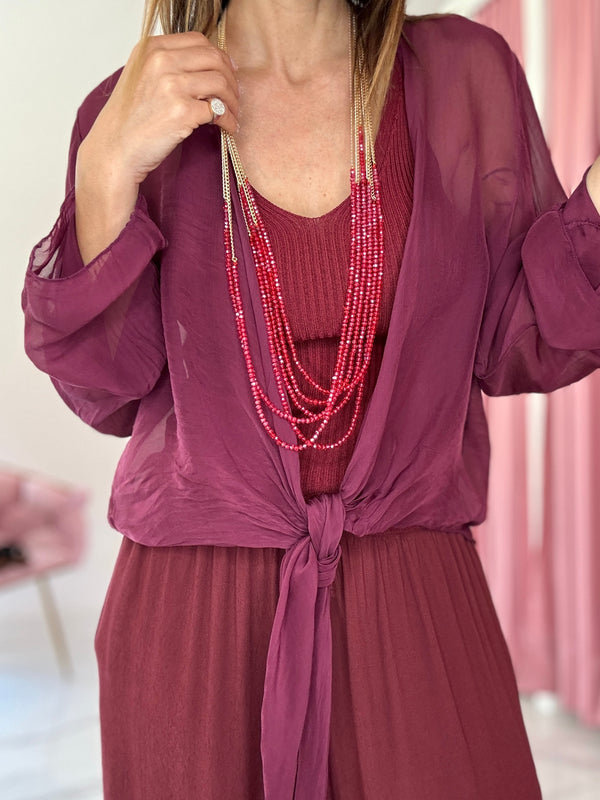 Collana perline ( due colori ) FEDERICA BI