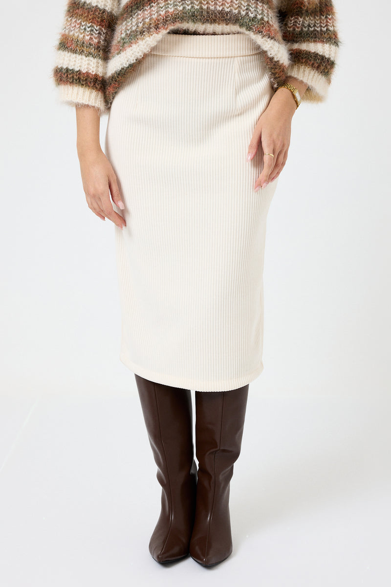 Gonna tubino in velluto FEDERICA BI