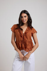 Camicia volant FEDERICA BI