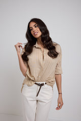Camicia beige FEDERICA BI