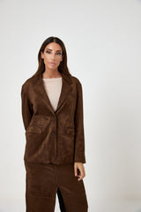 Blazer in eco suede FEDERICA BI