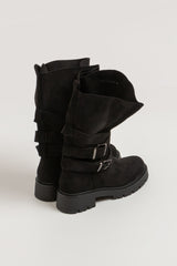 Anfibio suede nero FEDERICA BI