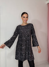 Abito in velluto fiocco FEDERICA BI