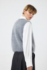 Gilet kid mohair ( vari colori ) FEDERICA BI