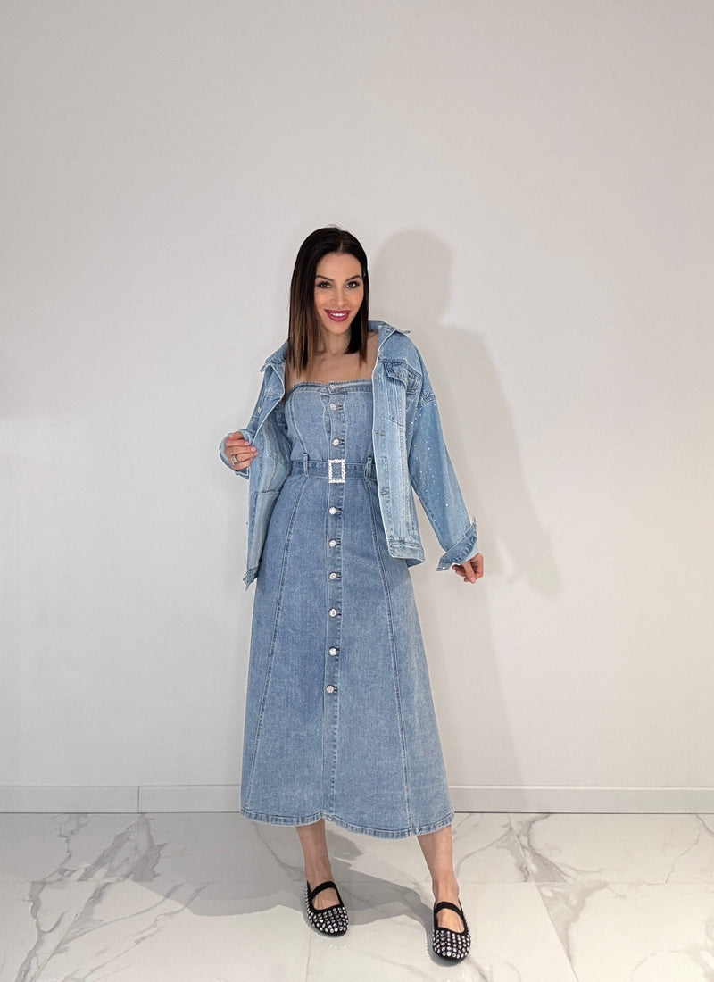 Abito in denim FEDERICA BI