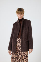 Blazer in velluto moro FEDERICA BI