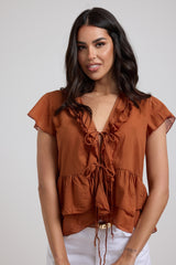 Camicia volant FEDERICA BI