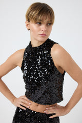 Top in paillettes FEDERICA BI