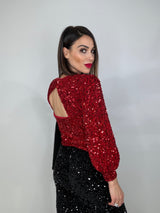 Maglia in paillettes FEDERICA BI