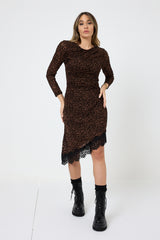 Abito in lycra stampa animalier FEDERICA BI ( due colori )